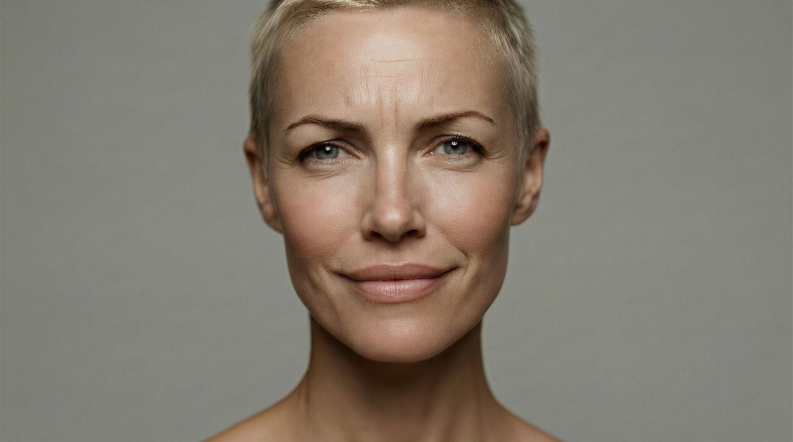 Botox treatment for frown lines